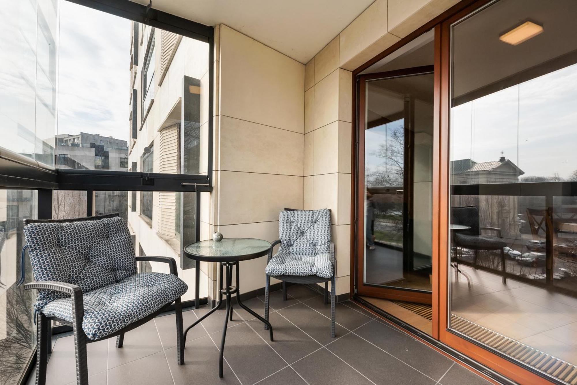Solec Cristal Home Apartment Varsovia Exterior foto